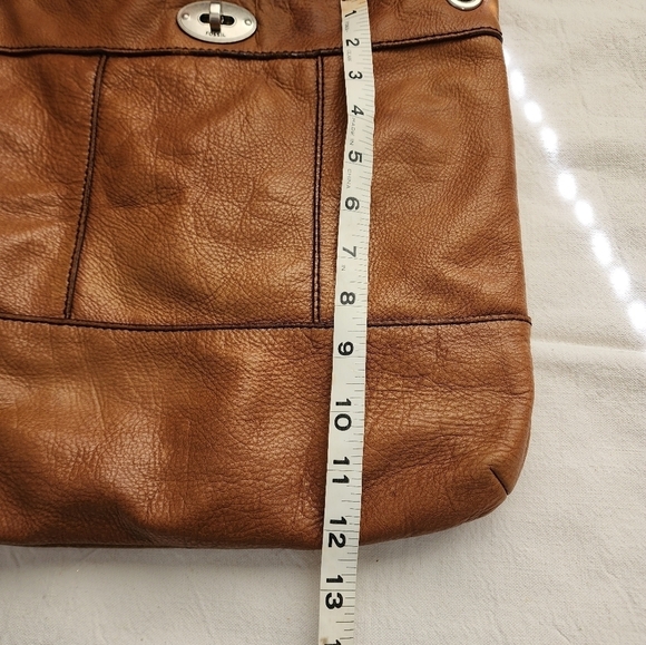 Fossil Brown Leather Shoulder Bag - Picture 5 of 8